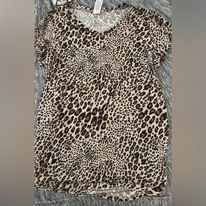 Maternity Leopard Print Women's Top